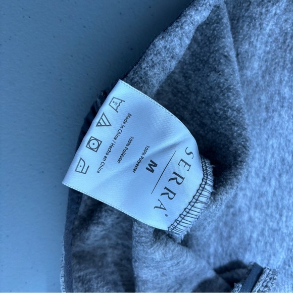 Serra Women's Medium Gray Pullover Jacket Sweatshirt Athleisure Casual Athletic - Picture 6 of 9